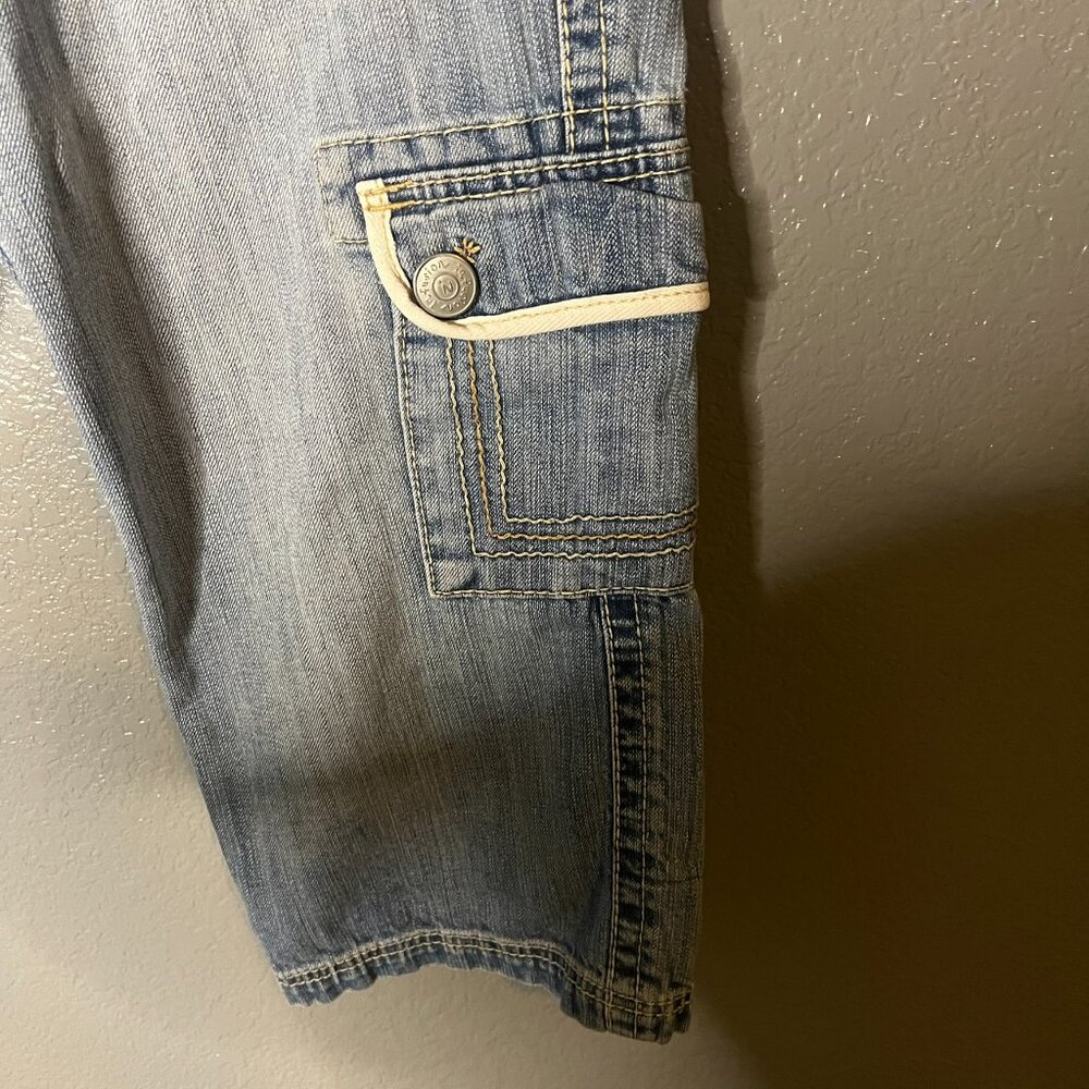 Infusion Women's Denim Capri Cargo Pants - Size 31 - Picture 7 of 8
